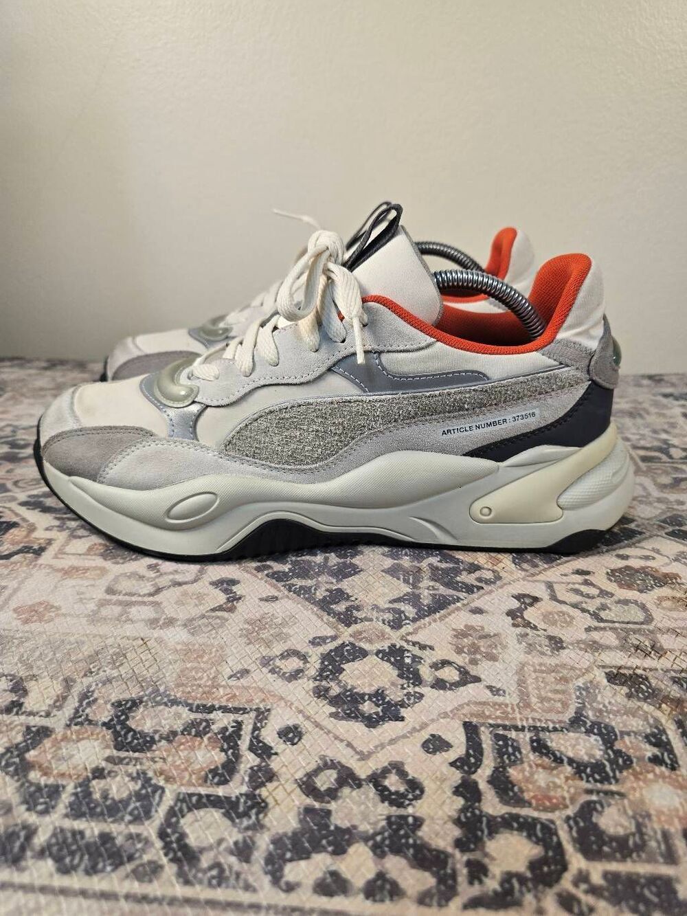 Puma RS 2K Attempt Vaporous Grey Men’s Running Shoes Size 10.5